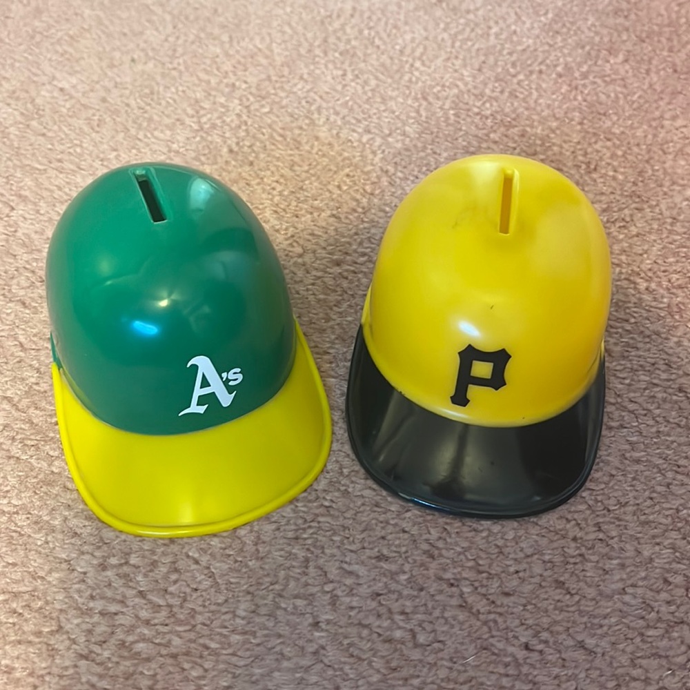 Vintage Baseball Cap Plastic Banks
